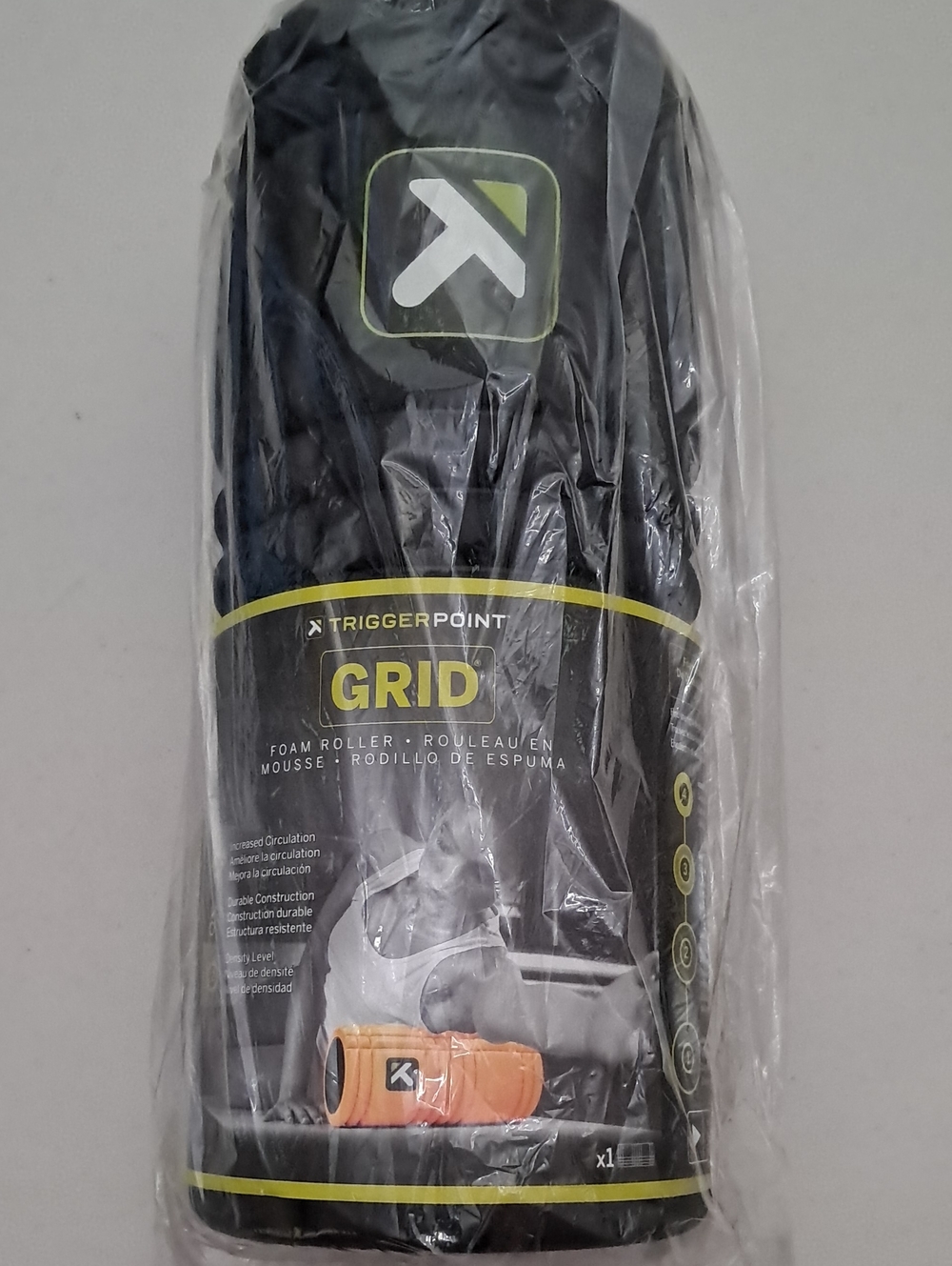 GRID Foam Roller - Black/Orange